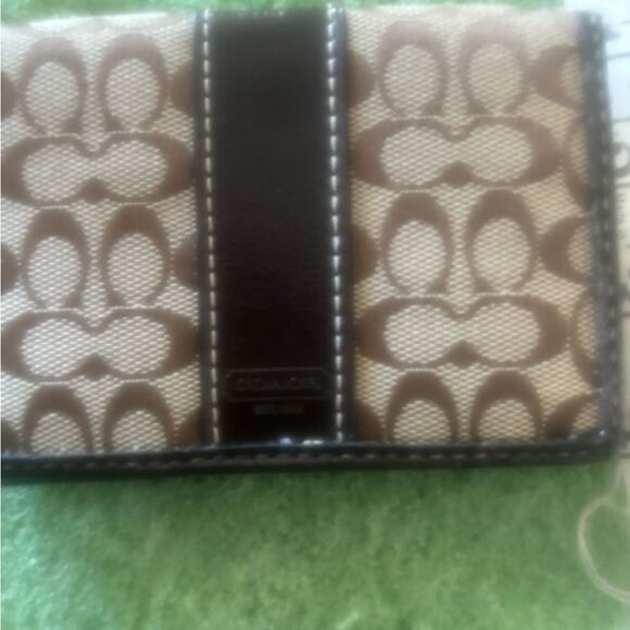 Coach Card Wallet handbag  logo cardholder purse money coin holder money bag - Picture 1 of 6